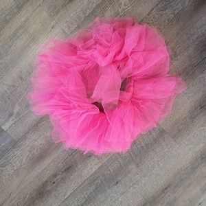 Hot pink organza tulle tutu